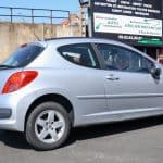 3/4 arrière peugeot 207